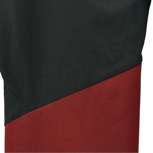 Nike x Undercover Lab Gyakusou Black l Burgundy Three Quarter Track Pants sz S - Picture 5 of 13